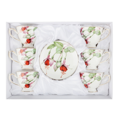 Набор чайный 12 пр., 220мл, 14,5см, фарфор MILLIMI Марсела (1/6)