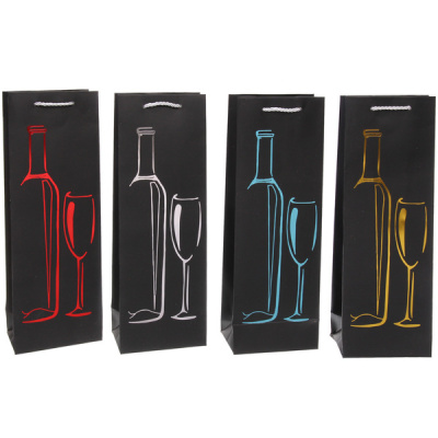 Пакет под бутылку "Элегия" 36*12,5*8,5 см (12/12)