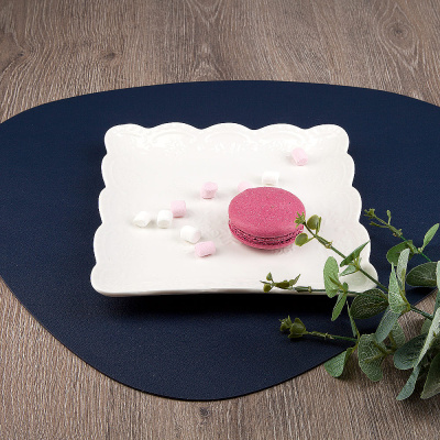 Блюдо сервировочное 20*20*2,5см "Маршмеллоу"  (фрф) (10/30)