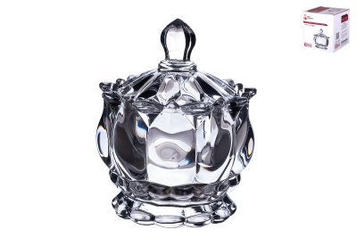 Ваза сервировочная 9*11см с/кр (стекло) (1/48)