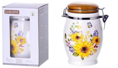 Банка для сыпучих 930мл LR доломит(1/24)