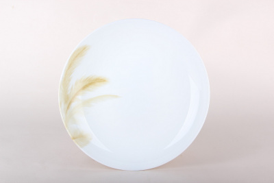 "Золотое перо" Тарелка 23см глубокая 780мл (стеклокер.) (6/36)