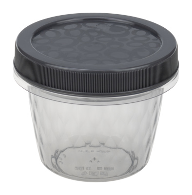 Емкость для продуктов РОЛЛ 0,3л Графитовый (24)