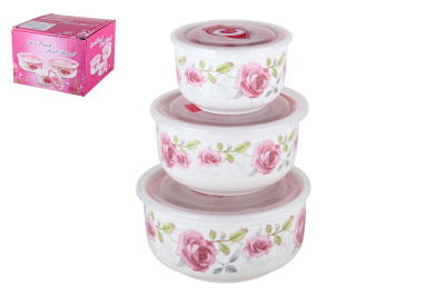 Набор салатников с крышкой (1/24) 