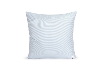 Подушка 70х70 "Home Holidays" с бортиком Белый с голубой полоской (1/7)
