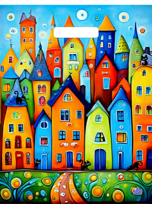 Пакет Сочные краски-пакет вырубной 400х310х30мм (50/1300)