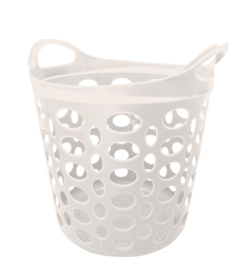 Корзина гибкая с ручками 28л,40×40×41 см, цв.Микс Р1237 (1/10)