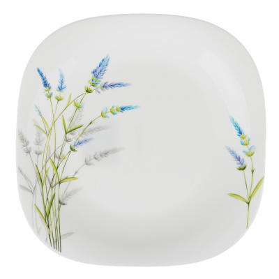 Тарелка 29см подстанов.опаловое стекло, Касия квадр.форма, MILLIMI (6/36)