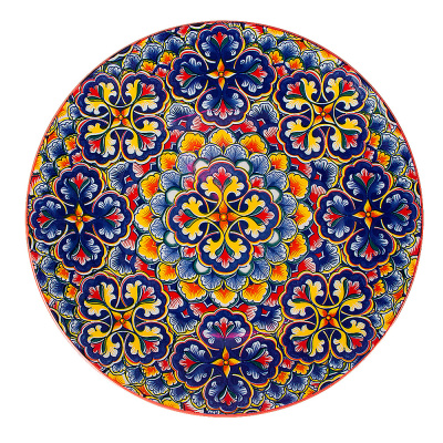 "Arabesque" Блюдо (красный) d=27см,h=3см (min6) (транспортная уп.) фрф. (6/24)