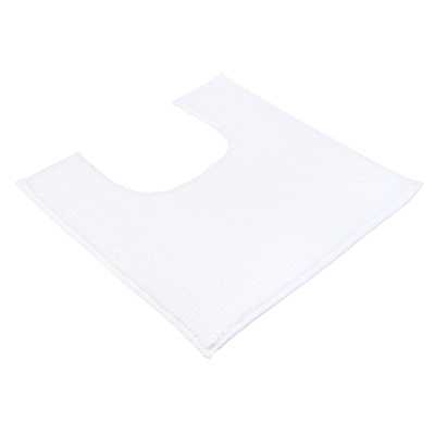 Коврик для туалета, 50х50см, синель 1,2см, белый VETTA (1/24)