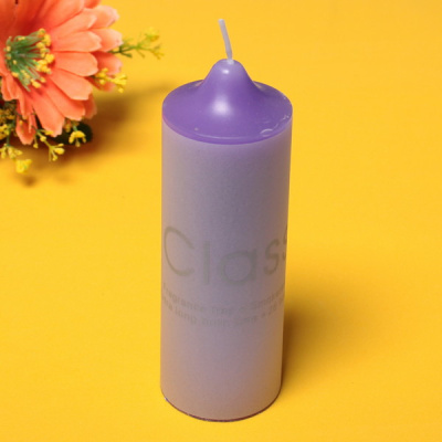Свеча "Classic" 5*15см цвет лавандовый ZD-103 (1/96)