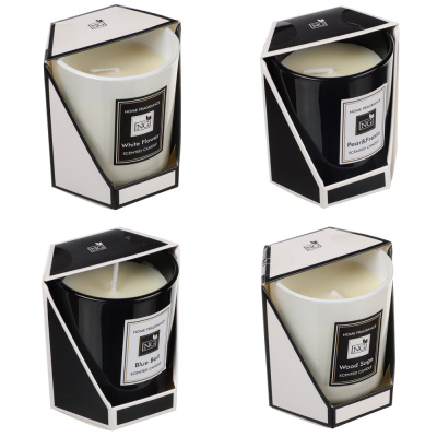 Свеча ароматизированная Home 140 гр. wood sage, white flower, bluebell, pear NEW GALAXY (1/12)