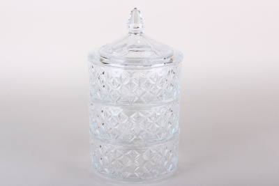 Набор сервировочных ваз 3пр 13*32см стекло (1/12)