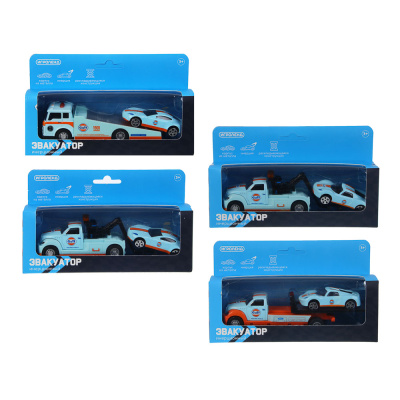 Машина "Эвакуатор", инерция, 1 машинка, металл, пластик, 22,25х16 см, 3диз ИГРОЛЕНД (6/120)