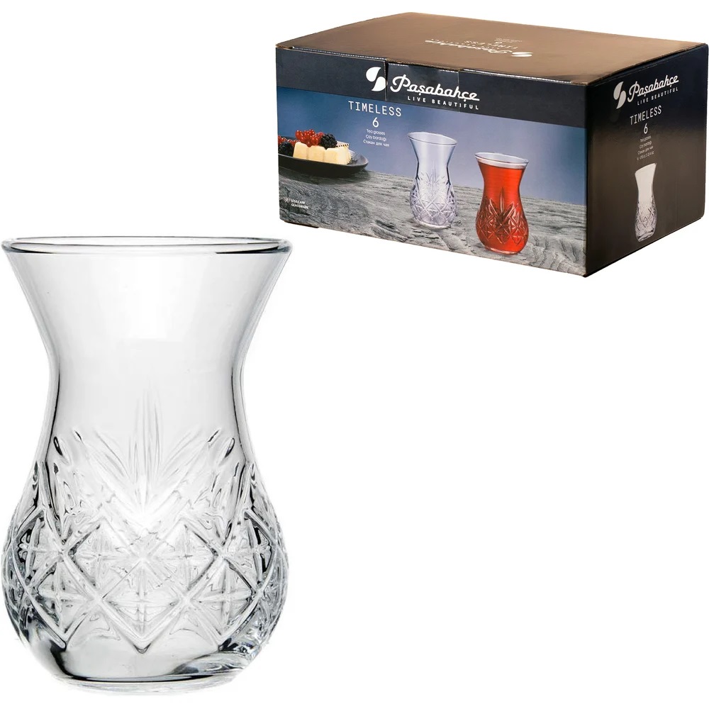 Набор стаканов для чая 6пр Таймлесс 170мл стекло п/у (1/4)