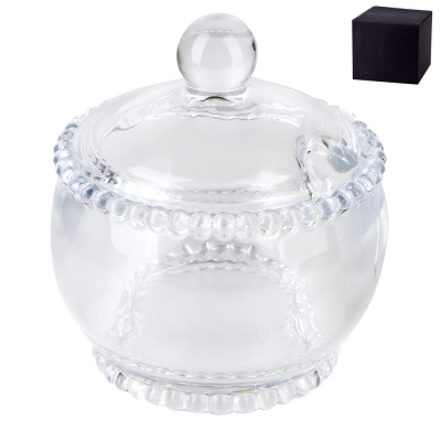 Сахарница 9,5х11см 300мл "Gocciolina" (стекло) п/у (1/24)