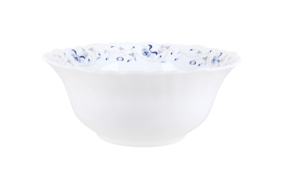 Салатник 12,5см 300мл "Синяя вуаль" стеклокерам. (6/72)