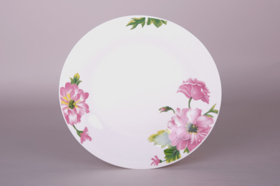 Тарелка обеденная 23см "Клематис" (круг) (фарф) (12/36)