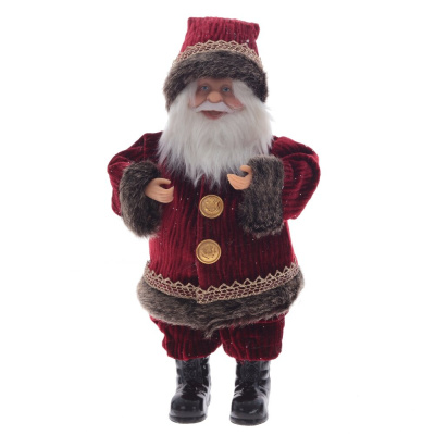 Дед Мороз, L13 W12 H34 см (полим.мат.,текст.) (1/24)