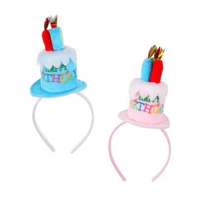 Ободок праздничный в виде шляпы, полиэстер, пластик, 27x12,5 см, 2 цв Капитан Весельчак (6/120)