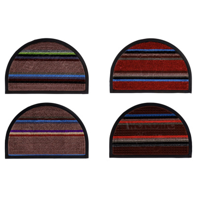 Коврик придверный 40*60см ворсовый с резиновой каймой (3диз) (1/25)