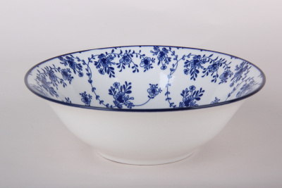 Салатник 550мл/18см  Голубой ситец (12/72)