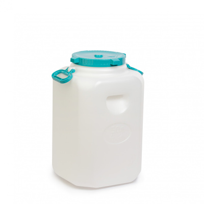 Канистра-бочка  50л с навес.руч (горл 215мм),пласт. (4)