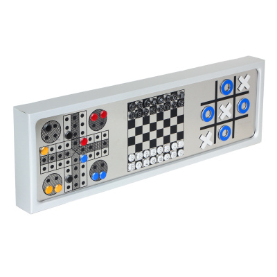 Набор магнитных игр 3 в 1, 37,5х12х3 см, в металлической коробке, металлLDGames 