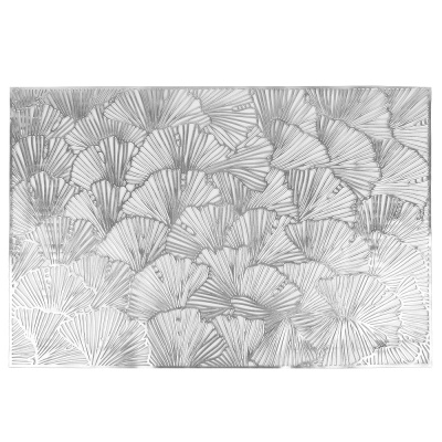 Салфетка сервировочная (плейсмат)  "Аjouré" (серебро) 45*30см. (min4) (упаковочный пакет)(4/180)