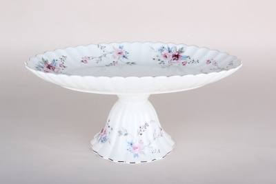 Ваза сервировочная на ножке 30см 2 (фарф) (1/8)