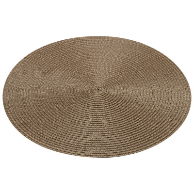 Салфетка сервировочная PPW-03, 38см плетеная (полипропилен)(12/120)