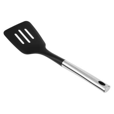 Лопатка с прорезями, 34,5х9,8см, нерж.сталь, нейлон SATOSHI Монте (12/24/144)