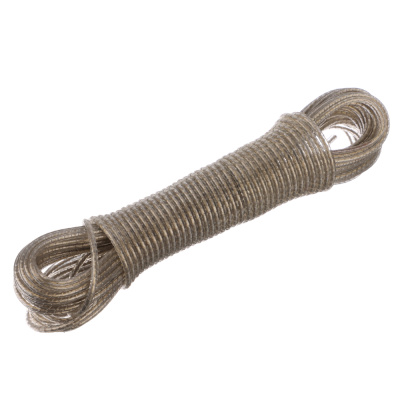 Шнур с металлической жилой крученый 3мм*20м (1/10/100)