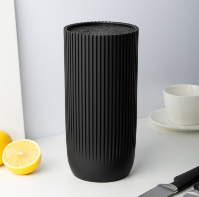 Подставка для ножей d11,5х23см, полипр. разд.SATOSHI Кемпер (1/8)