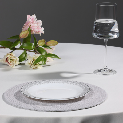 Тарелка десертная 20см опаловое стекло MILLIMI Минта (6/48)