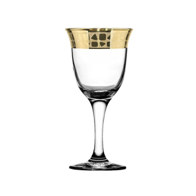 Набор 6 бокалов д/вина 240мл с узором "Бриз" п/у (1/4)