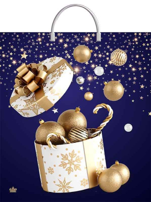 Пакет Эмоции праздника пластиковая ручка 440х400х100см (10/100)