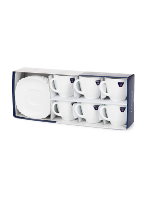 Набор чайный 12пр 220мл белый БЭИСИК упр.стек (1/6)