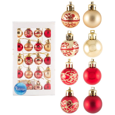 Набор шаров "20-2", 3см(пластик,полиэстер) (1)