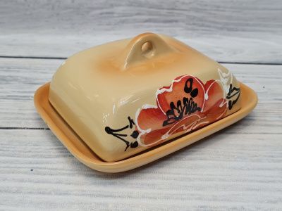 Маслёнка "Полянка" Мак бежевый (8)