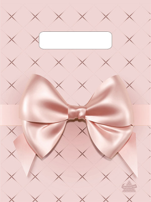 Пакет Персиковый бант Сима-пакет вырубной 400х310х50мм (50/500)