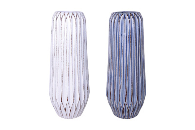 Ваза для цветов 30,5*7,5см кер. (1/16)