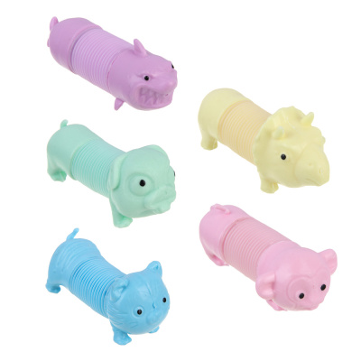 Игрушка - тянушка "Чудики" пластик ABS, PE, 8-12,5см, 7диз ИГРОЛЕНД (24/24)