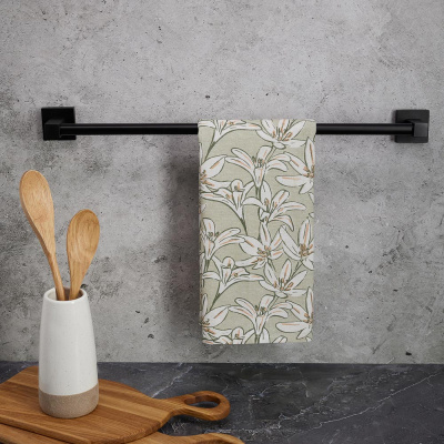 Полотенце кухонное, 40х60см, 100% хлопок, принт, зелёный PROVANCE Эвкалипт (12/132)