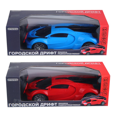 Машина радиоупр. "Городской дрифт", 4-канал. пульт, 5АА,PP, 21,5x9,5x7 см, 2диз ИГРОЛЕНД (1/36)