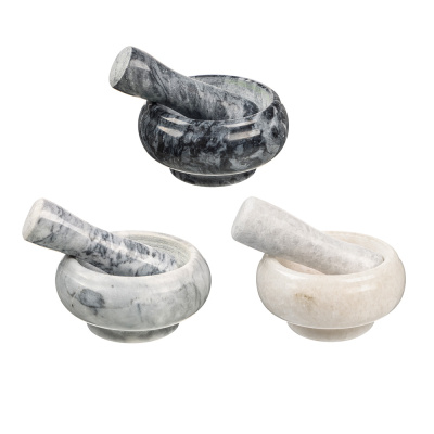 Ступка с пестиком  9*4,5см мрамор (3цв) (1/24)