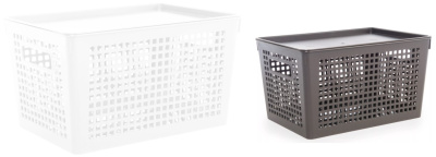 Корзинка с крышкой 270*190*150мм 6л пластик(20)