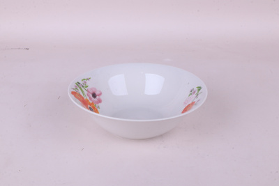 Салатник 15см 350мл Герберы,фарф. (12/96)