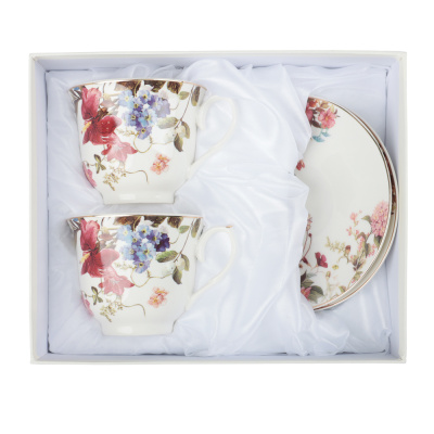 Набор чайный 4 пр., 225мл, фарфор MILLIMI Джина (1/12)