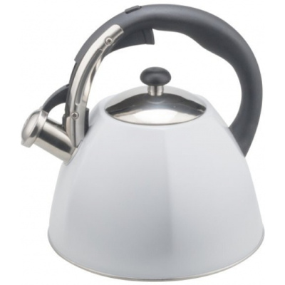 Чайник 3л(нжс) Ручка с черн.нейлон. покрытием.Крышка из нжс с черной нейл.руч. (12)